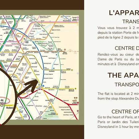 42.Appart 6Pers#2Bedroom #Pere Lachaise #Nation Paryż Zewnętrze zdjęcie